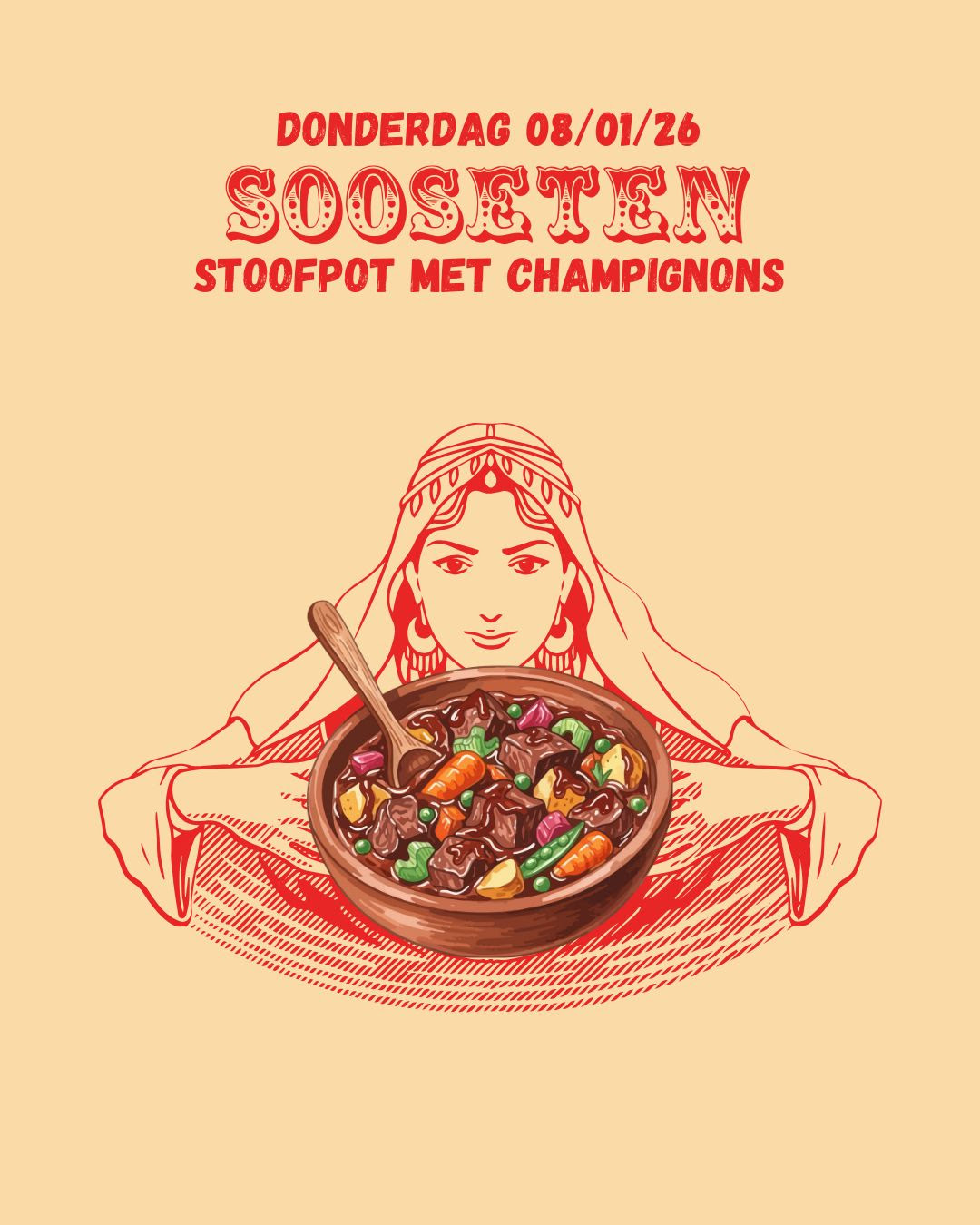 Sociëteitsdiner 8 januari 2026